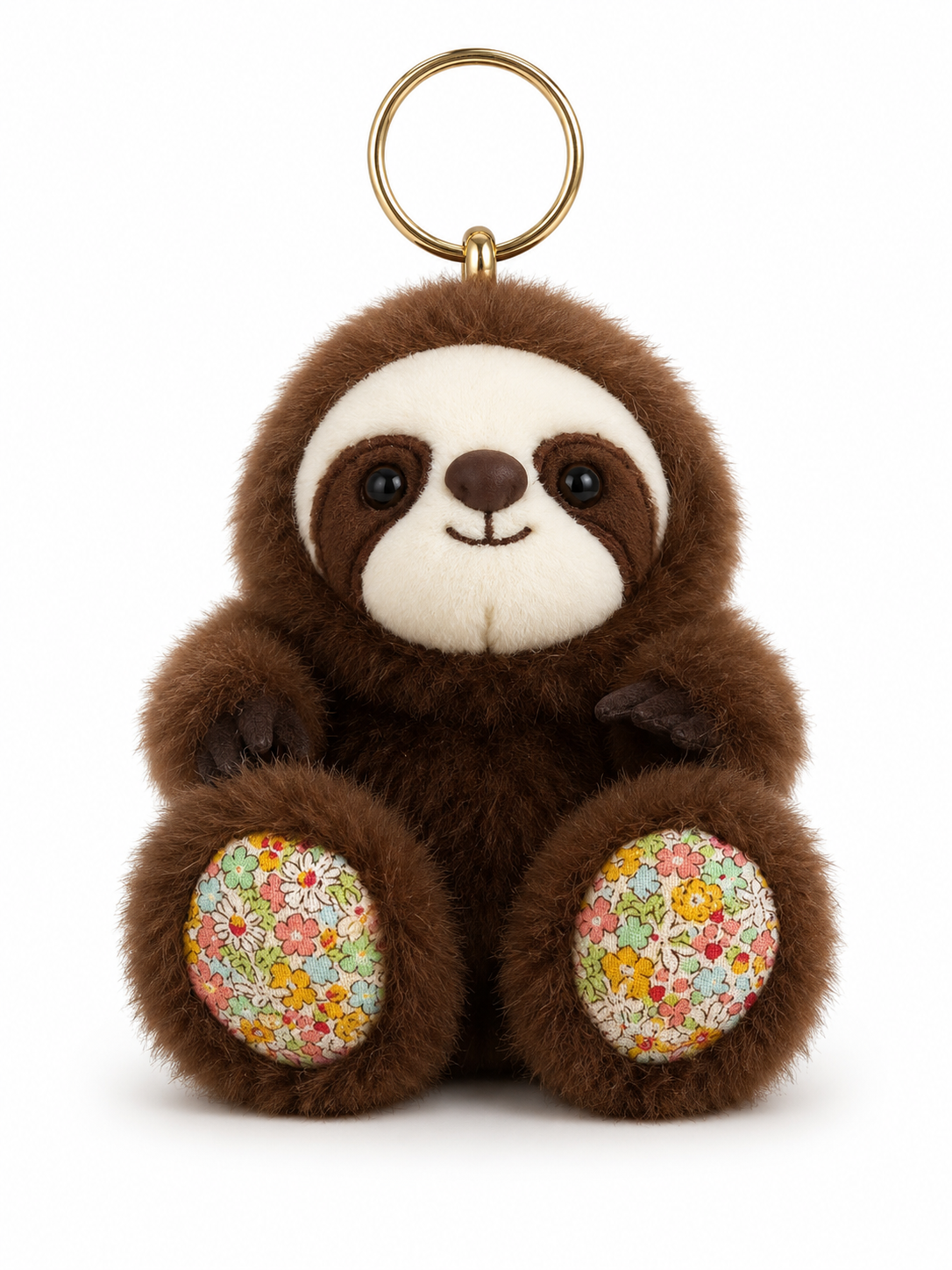 Sloth Floral Plush Pendant