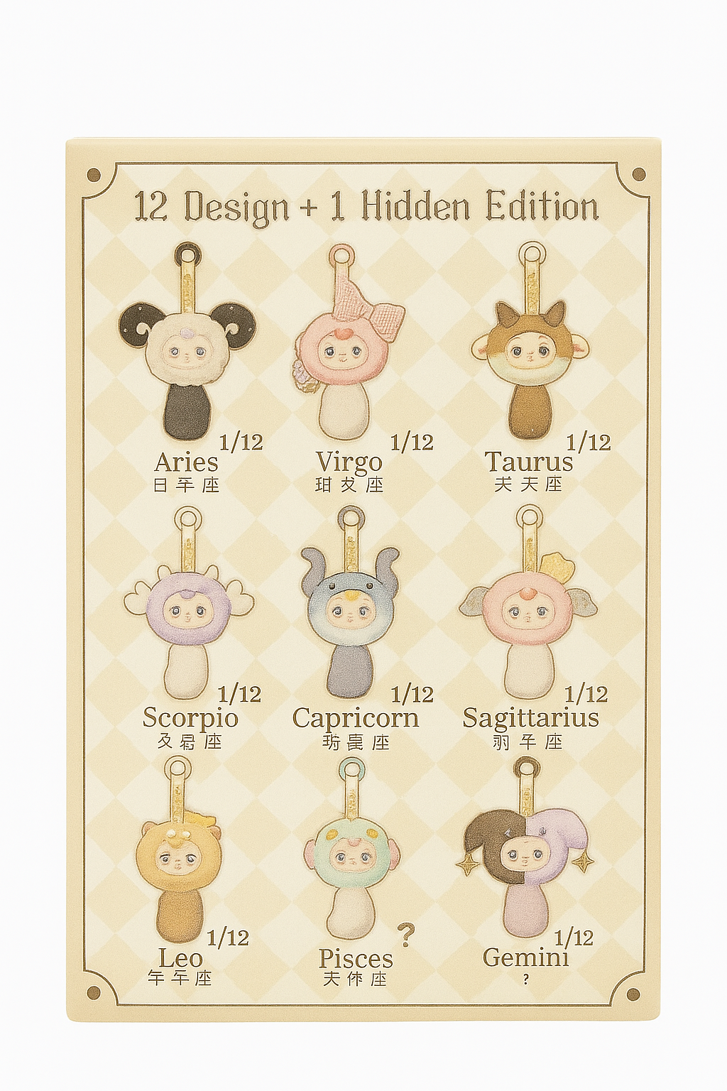 Nommi Zodiac Signs Plush Blind Box