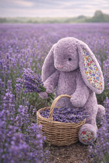 Floral Lavender Bunny