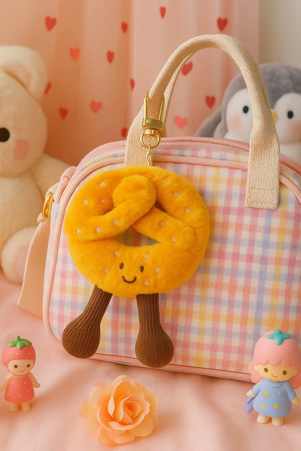 Pretzel Bag Charm