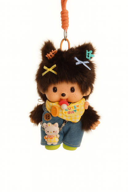 Monchhichi x Hello Kitty Keychain