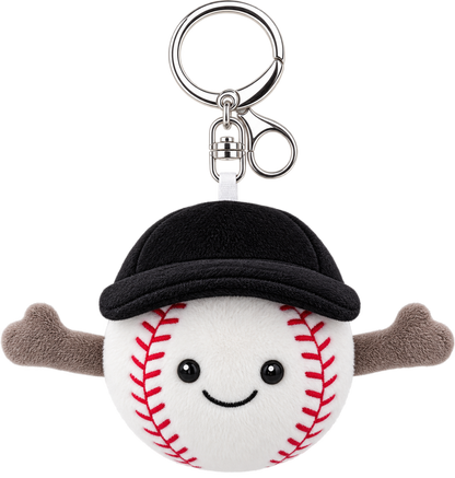 Baseball Plush Charm