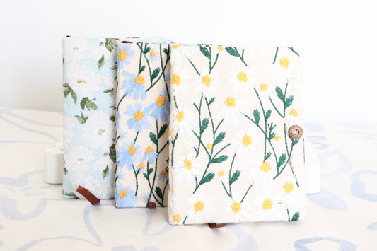 Flower Embroidery Notebooks