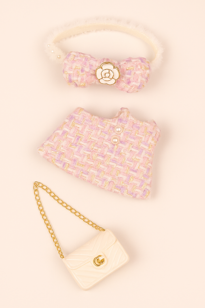 LABUBU Pink Chanel Dress