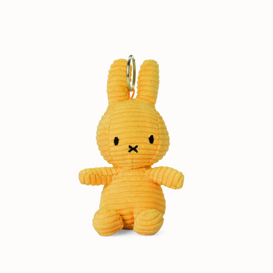 Miffy Corduroy Keychain Yellow
