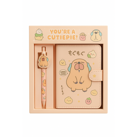 Capybara Diary + Pen Gift Set