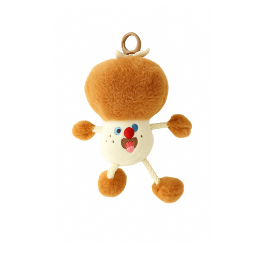 Brown Mushroom Charm