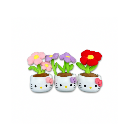 Hello Kitty Plush Pot Plant