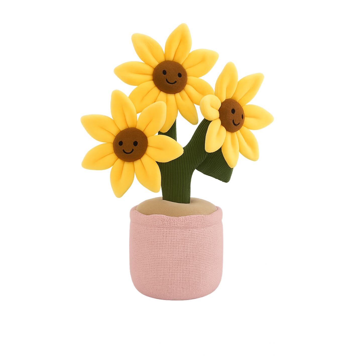 Pink Sunflower Pot