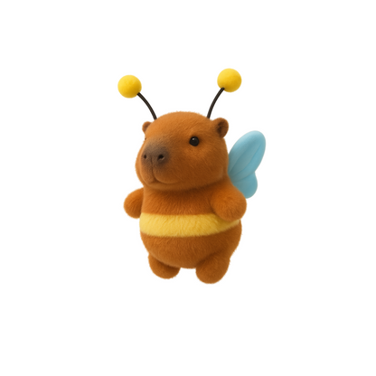 Bumble Bee x Capybara Bag Charm
