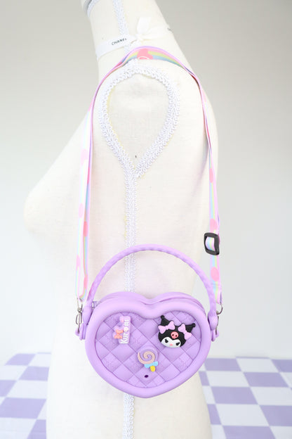 Kuromi Mini Heart Bag