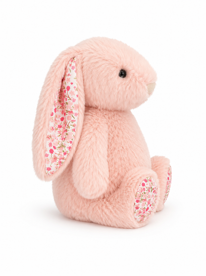 Peach Floral Bunny