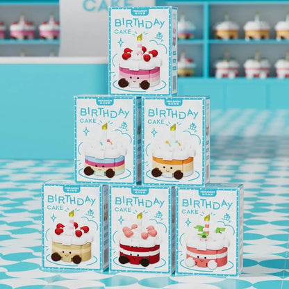 Vanilla Strawberry Cake Blocks