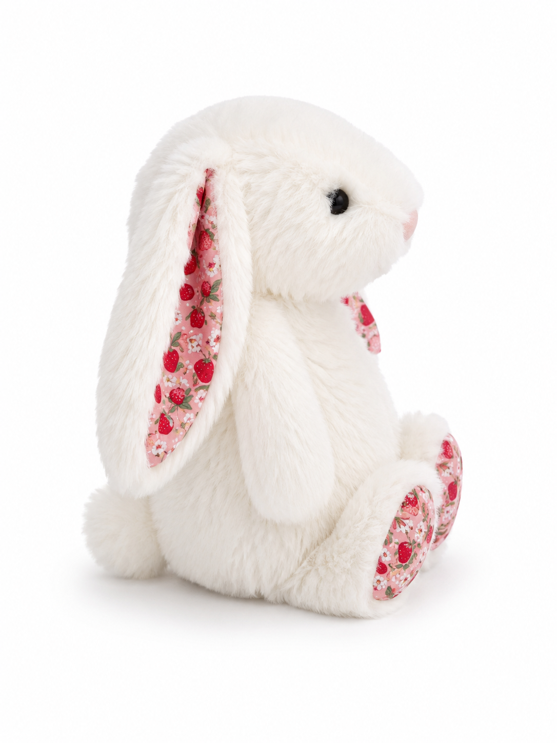 White Berry Floral Bunny
