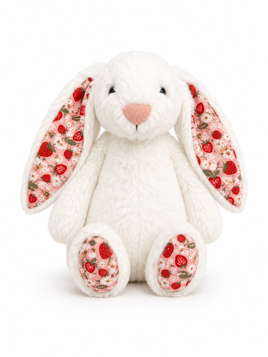 White Berry Floral Bunny