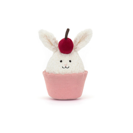 Jellycat Dainty Dessert Bunny Cupcake