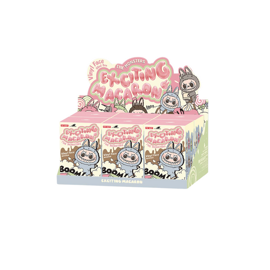 POP MART Labubu The Monsters Macaron Vinyl Face Set of 6