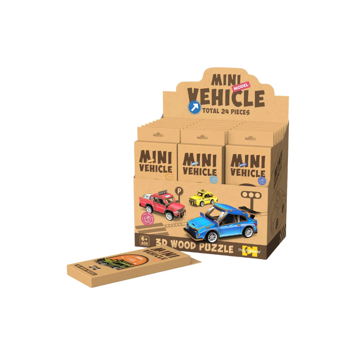 Mini 3D Puzzle Bus