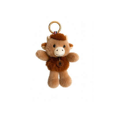 Highland Cow Plush Pendant