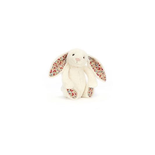 Bashful Blossom Cream Bunny Small