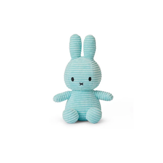 Aqua Corduroy Bunny Plush