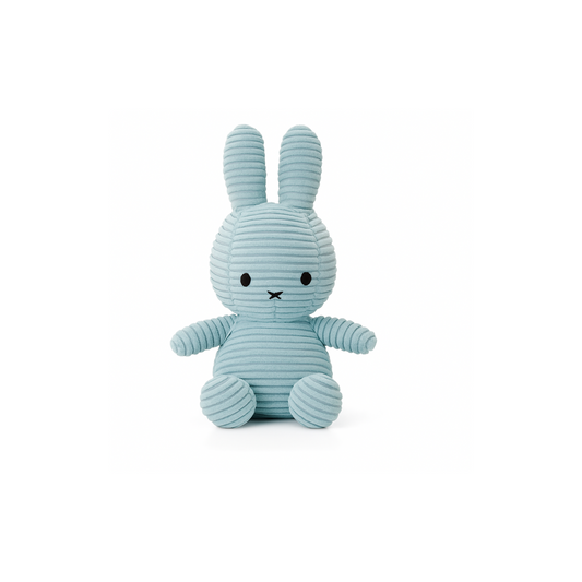Pearl Blue Corduroy Bunny Plush