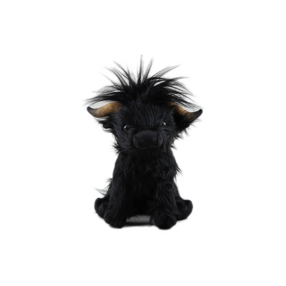 Black Highland Cow Plush