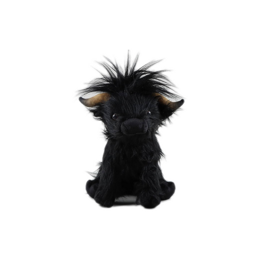 Black Highland Cow Plush