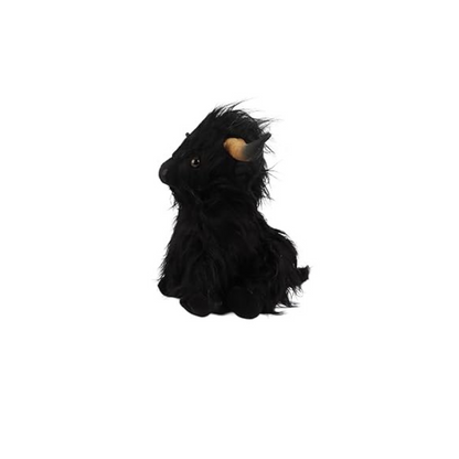 Black Highland Cow Plush