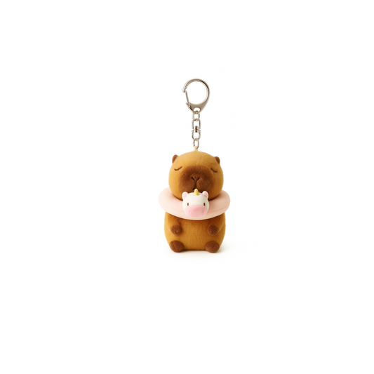 Capybara x Unicorn Floatie Bag Charm