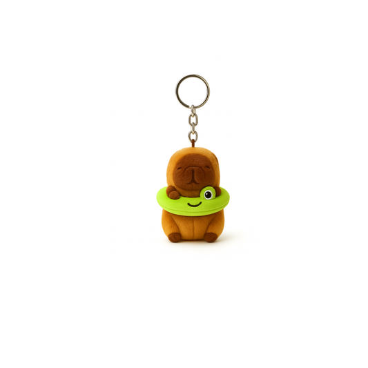 Capybara x Frog Floatie Bag Charm