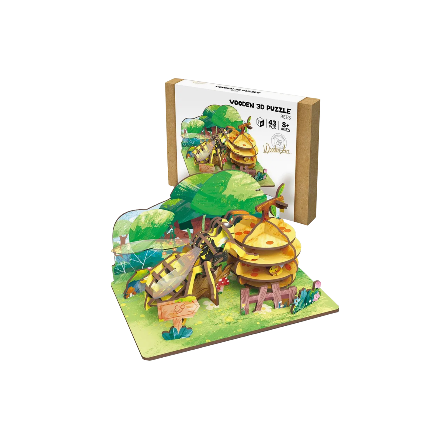 3D Puzzle Bees