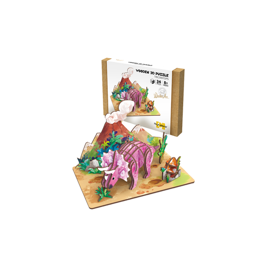3D Puzzle Triceratops