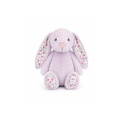 Purple Floral Bunny