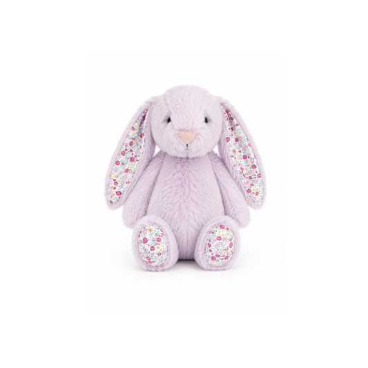 Purple Floral Bunny