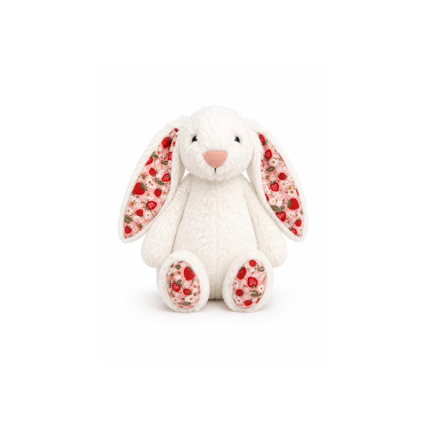 White Berry Floral Bunny