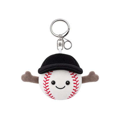 Baseball Plush Charm