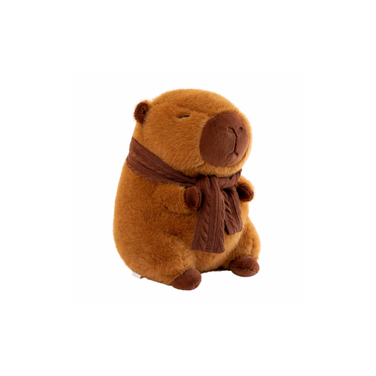 Capybara x Brown Scarf