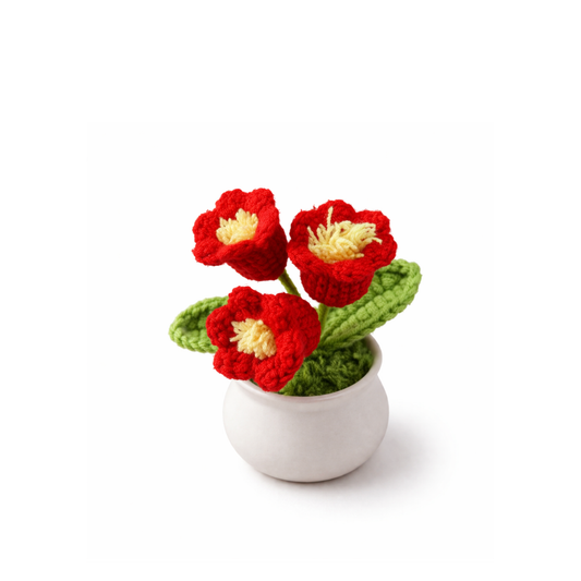 Mini Red Tulip Bunch